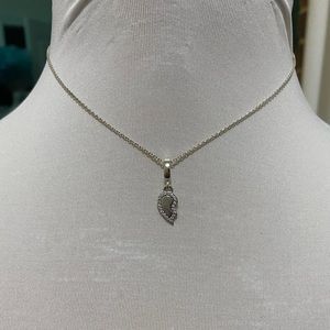 Pandora Chain Necklace with Bestfriends Charm